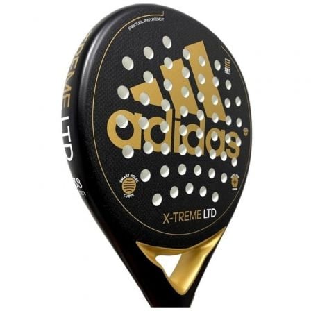 Pala de Pádel Adidas Pala Adidas X-Treme LTD/ Negra y Oro