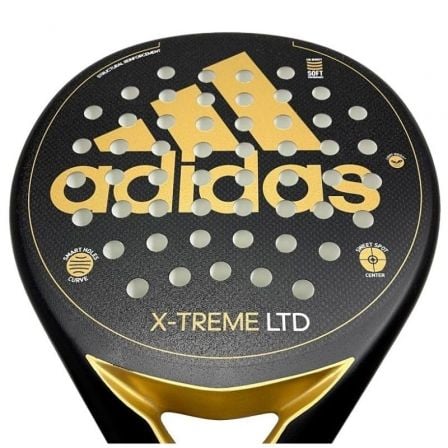 Pala de Pádel Adidas Pala Adidas X-Treme LTD/ Negra y Oro