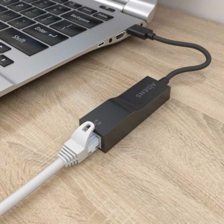 Adaptador USB 3.0 - RJ45 Aisens A106-0766/ 1000Mbps