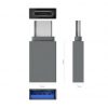 Adaptador USB 3.2 Aisens A108-0718/ USB Hembra - USB Tipo-C Macho/ Gris