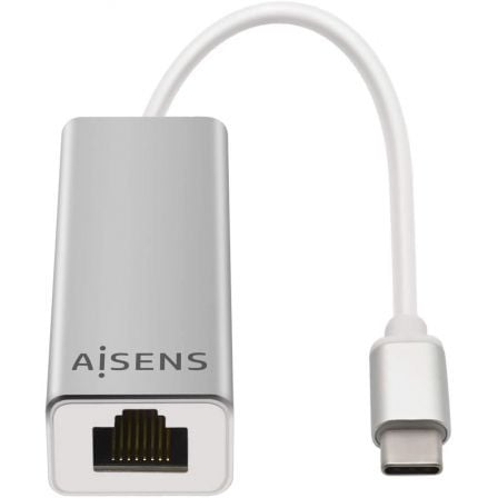 Adaptador USB Tipo-C - RJ45 Aisens A109-0341/ 1000Mbps