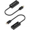 Cable Conversor Aisens A125-0904/ Mini DisplayPort Macho - HDMI Hembra/ 15cm/ Negro