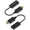 Cable Conversor Aisens A125-0905/ DisplayPort Macho - HDMI Hembra/ 15cm/ Negro