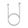 Cable USB 2.0 Tipo-C Lightning Aisens A102-0543/ USB Tipo-C Macho - Lightning Macho/ Hasta 2.5W/ 60Mbps/ 50cm/ Blanco