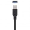 Cable Alargador USB 3.0 con Amplificador Aisens A105-0525/ USB Macho - USB Hembra/ Hasta 9W/ 625Mbps/ 5m/ Negro