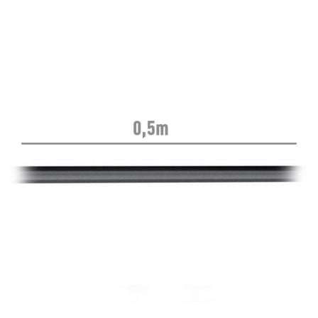 Cable USB 2.0 Tipo-C Aisens A107-0055/ USB Tipo-C Macho - USB Tipo-C Macho/ Hasta 9W/ 625Mbps/ 50cm/ Negro