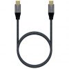 Cable USB 3.2 Tipo-C Aisens A107-0672 20GBPS 100W/ USB Tipo-C Macho - USB Tipo-C Macho/ Hasta 100W/ 2500Mbps/ 1.5m/ Gris