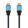 Cable HDMI 2.0 4K Aisens A120-0355/ HDMI Macho - HDMI Macho/ Hasta 10W/ 2250Mbps/ 50cm/ Negro y Azul