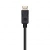 Cable DisplayPort 1.2 4K Aisens A124-0388/ DisplayPort Macho - DisplayPort Macho/ Hasta 5W/ 2300Mbps/ 10m/ Negro