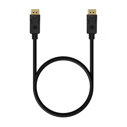 Cable DisplayPort 1.2 4K Aisens A124-0549/ DisplayPort Macho - DisplayPort Macho/ Hasta 5W/ 2300Mbps/ 1.5m/ Negro