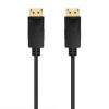 Cable DisplayPort 1.2 CCS 4K Aisens A124-0739/ DisplayPort Macho - DisplayPort Macho/ Hasta 5W/ 2300Mbps/ 1.5m/ Negro