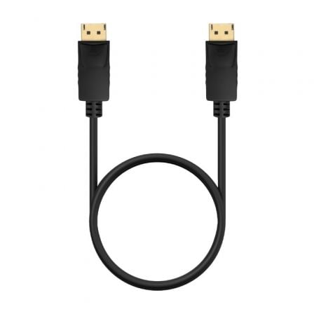 Cable DisplayPort 1.2 CCS 4K Aisens A124-0739/ DisplayPort Macho - DisplayPort Macho/ Hasta 5W/ 2300Mbps/ 1.5m/ Negro