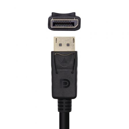 Cable Conversor Aisens A125-0459/ DisplayPort Macho - HDMI Macho/ Hasta 5W/ 2300Mbps /1m/ Negro