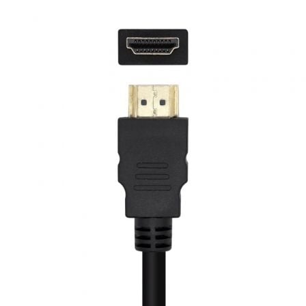 Cable Conversor Aisens A125-0459/ DisplayPort Macho - HDMI Macho/ Hasta 5W/ 2300Mbps /1m/ Negro