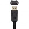 Cable Conversor Aisens A125-0462/ DisplayPort Macho - VGA Macho/ Hasta 5W/ 2300Mbps/ 3m/ Negro