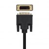 Cable Conversor Aisens A125-0463/ DisplayPort Macho - DVI Macho/ Hasta 5W/ 2300Mbps/ 3m/ Negro