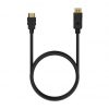 Cable Conversor Aisens A125-0550/ Displayport Macho - HDMI Macho/ Hasta 5W/ 2300Mbps/ 50cm/ Negro