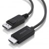 Cable Conversor Aisens A125-0891/ DisplayPort Macho - HDMI 4K Macho/ 60cm/ Negro