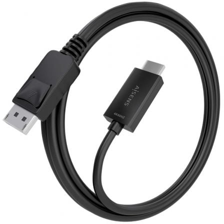 Cable Conversor Aisens A125-0894/ DisplayPort Macho - HDMI 4K Macho/ 2m/ Negro