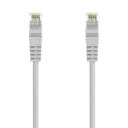 Cable de Red RJ45 AWG24 UTP Aisens A145-0555 Cat.6A/ LSZH/ 20m/ Gris