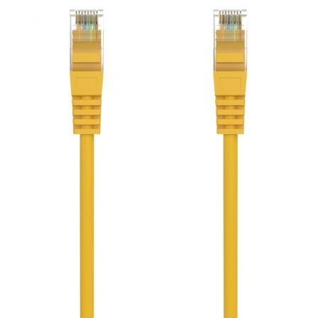 Cable de Red RJ45 AWG24 UTP Aisens A145-0565 Cat.6A/ LSZH/ 50cm/ Amarillo