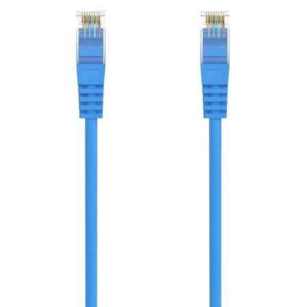 Cable de Red RJ45 AWG24 UTP Aisens A145-0570 Cat.6A/ LSZH/ 25cm/ Azul