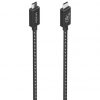 Cable USB 4.0 Tipo-C Aisens A156-0868/ USB Tipo-C Macho - USB Tipo-C Macho/ Hasta 240W/ 40Gbps/ 1.5m/ Gris