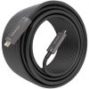 Cable USB 3.1 Tipo-C Aisens AOC A157-0884/ USB Tipo-C Macho - USB Tipo-C Macho/ Hasta 60W/ 10Gbps/ 7.5m/ Negro