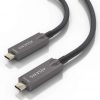 Cable USB 3.1 Tipo-C Aisens AOC A157-0884/ USB Tipo-C Macho - USB Tipo-C Macho/ Hasta 60W/ 10Gbps/ 7.5m/ Negro
