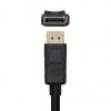 Cable DisplayPort 1.2 4K Aisens A124-0455/ DisplayPort Macho - DisplayPort Macho/ 1m/ Negro