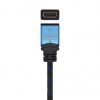 Cable Alargador HDMI Aisens A120-0452/ HDMI Macho - HDMI Hembra/ 1m/ Negro/ Azul