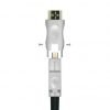 Cable HDMI 2.0 AOC 4K Desmontable Aisens A148-0514/ HDMI Macho / D Macho - HDMI Macho/ 50m/ Negro