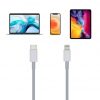 Cable USB 2.0 Tipo-C Lightning Aisens A102-0441/ Lightning Macho - USB Tipo-C Macho/ 20cm/ Blanco