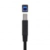 Cable USB 3.0 Impresora Aisens A105-0444/ USB Tipo-B Macho - USB Macho/ 2m/ Negro