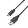Cable USB 3.1 Tipo-C Aisens A107-0449/ USB Tipo-C Macho - USB Macho/ 50cm/ Negro