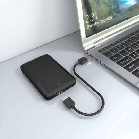 Caja Externa para Disco Duro de 2.5" Aisens ASE-2519B/ USB 3.1/ Sin Tornillos