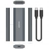 Caja Externa para Disco SSD M.2 NVMe Aisens ASM2-029GR/ USB 3.2/ Sin tornillos