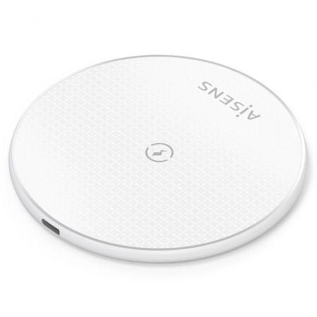 Base de carga Inalámbrica Aisens ASCH-15W1WC057-W/ 15W/ Blanco