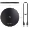Base de carga Inalámbrica Aisens ASCH-15W1WC058-BK 15W/ Negro