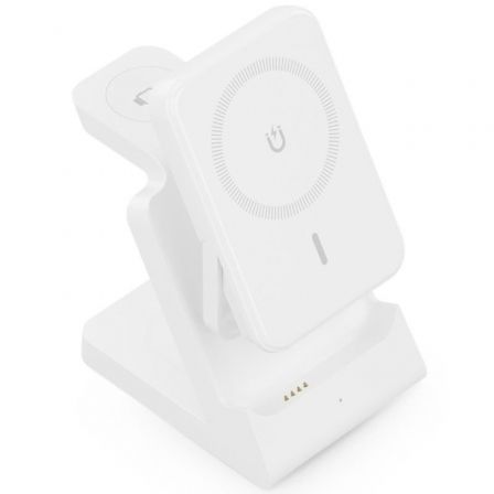 Base de carga Inalámbrica Aisens ASCH-15W4WC063-W/ 15W/ Blanco