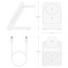 Base de carga Inalámbrica Aisens ASCH-15W4WC063-W/ 15W/ Blanco