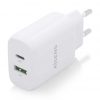 Cargador de Pared Aisens A110-0758/ 1xUSB Tipo-C/ 1xUSB/ 25W