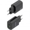 Cargador de Pared GaN Aisens A110-0912/ 1xUSB Tipo-C/ 1xUSB/ 25W/ Negro