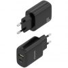 Cargador de Pared GaN Aisens A110-0924/ 1xUSB Tipo-C/ 1xUSB/ 30W/ Negro