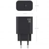 Cargador de Pared GaN Aisens A110-0941/ 1xUSB Tipo-C/ 30W/ Negro