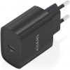 Cargador de Pared GaN Aisens A110-0951/ 1xUSB Tipo-C/ 30W/ Negro