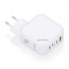 Cargador de Pared GaN Aisens ASCH-100W4P028-W/ 3xUSB Tipo-C/ 1x USB/ 100W