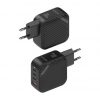 Cargador de Pared GaN Aisens ASCH-100W4P029-BK/ 3xUSB Tipo-C/ 1x USB/ 100W