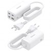 Cargador Sobremesa GaN Aisens ASCH-100W4P053-W/ 3xUSB Tipo-C/ 1xUSB/ 100W