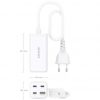 Cargador Sobremesa GaN Aisens ASCH-100W4P053-W/ 3xUSB Tipo-C/ 1xUSB/ 100W